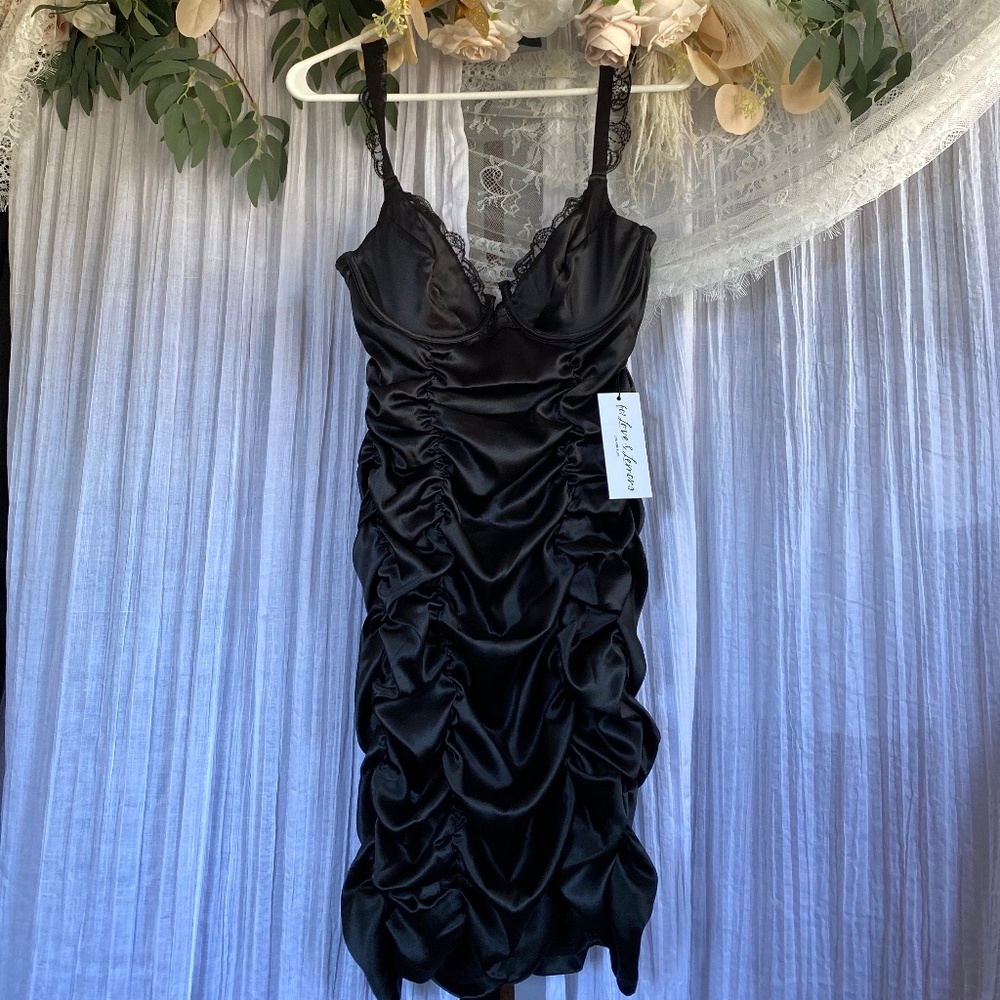 For Love and lemons black dress